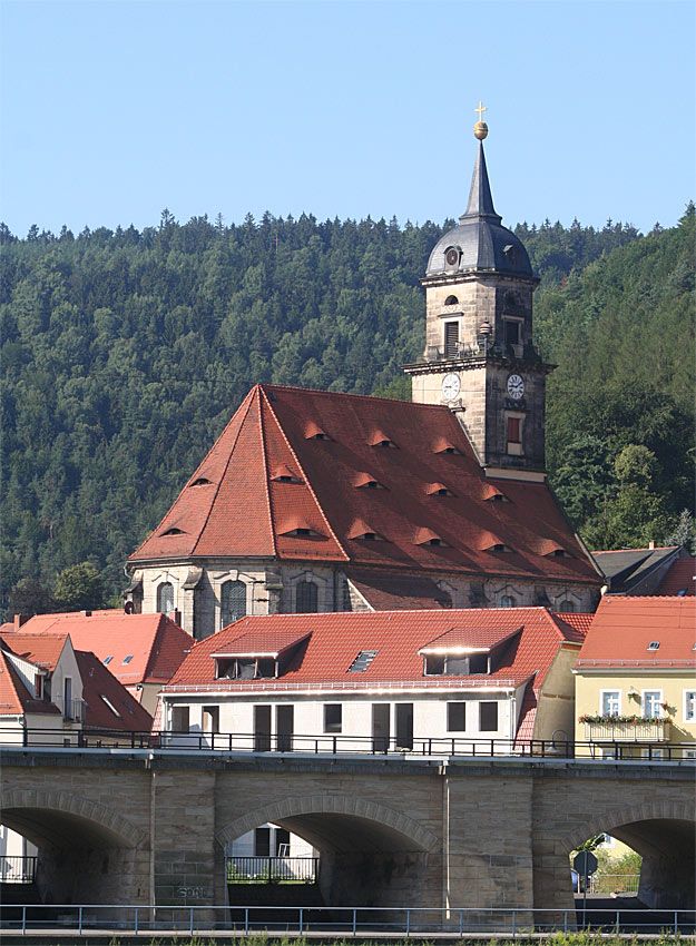 Stadtkirche von Königstein in der Sächsischen Schweiz